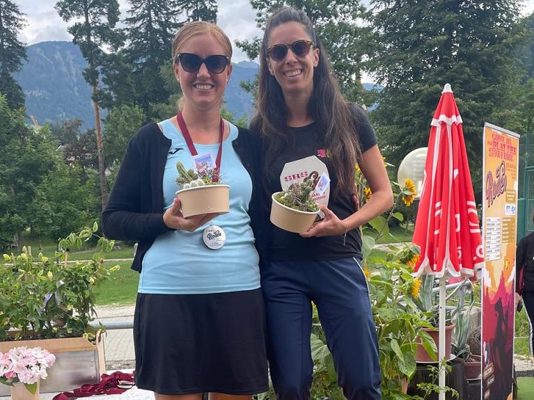 Kathrin Mayr (a sinistra) e Stefanie Dalceggio (a destra)