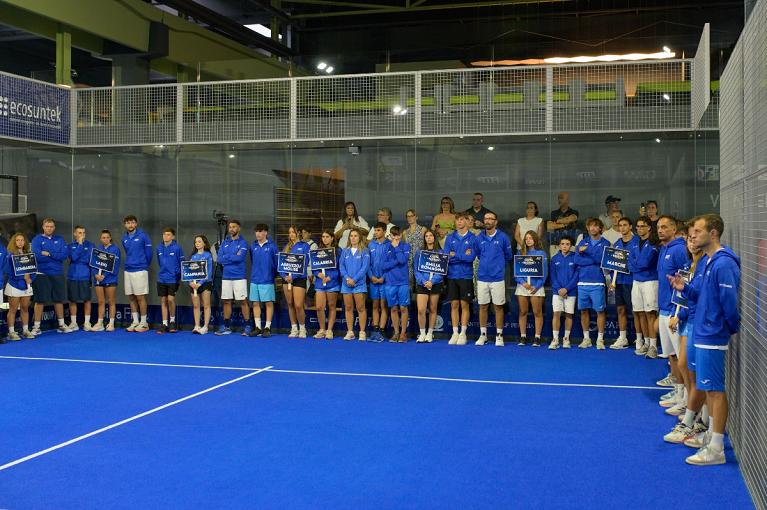 La cerimonia di apertura della terza edizione della Coppa delle Regioni di Padel a Perugia