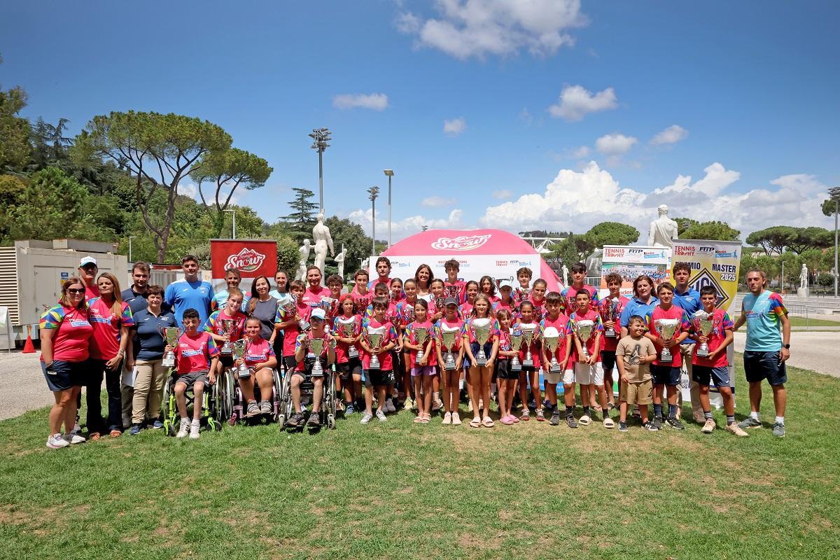 Master Tennis Trophy FITP Kinder Joy of Moving 2025: tutti i premiati (foto FITP)