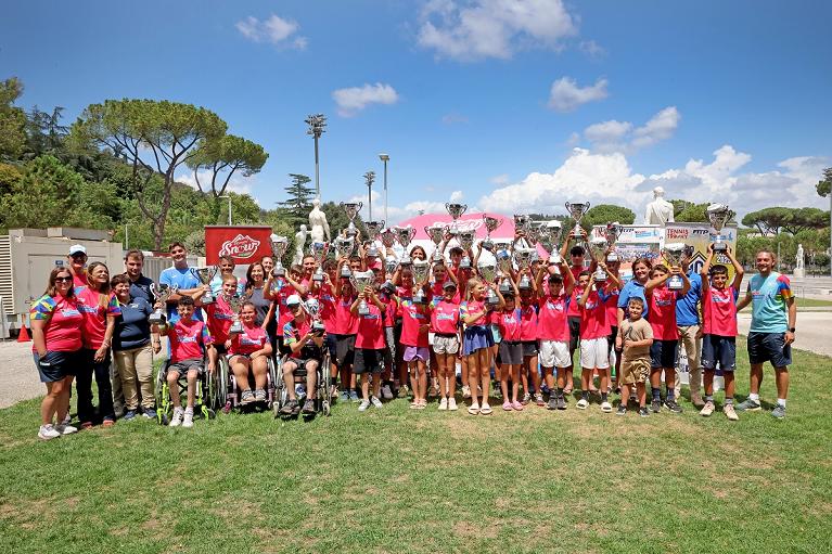 Master Tennis Trophy FITP Kinder Joy of Moving 2025: tutti i premiati (foto FITP)