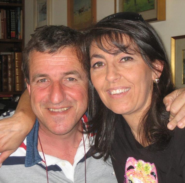 Gabriele Palpacelli e Anna Romano