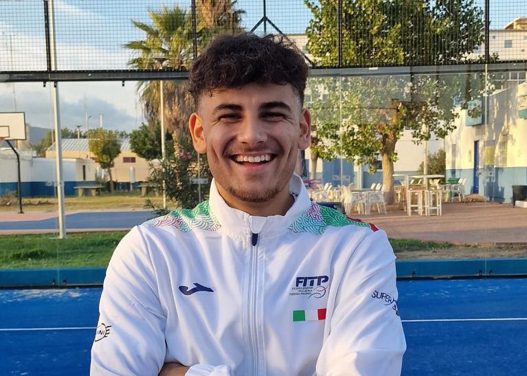 Alvaro Montiel Caruso alla FIP Euro Padel Cup (Foto FITP)