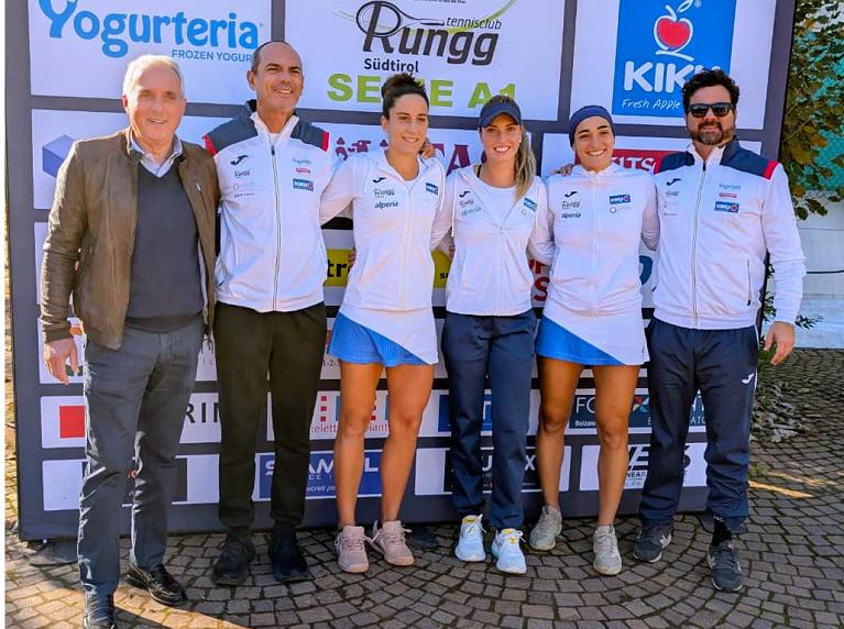 Serie A1 femminile 2025: la squadra del TC Rungg