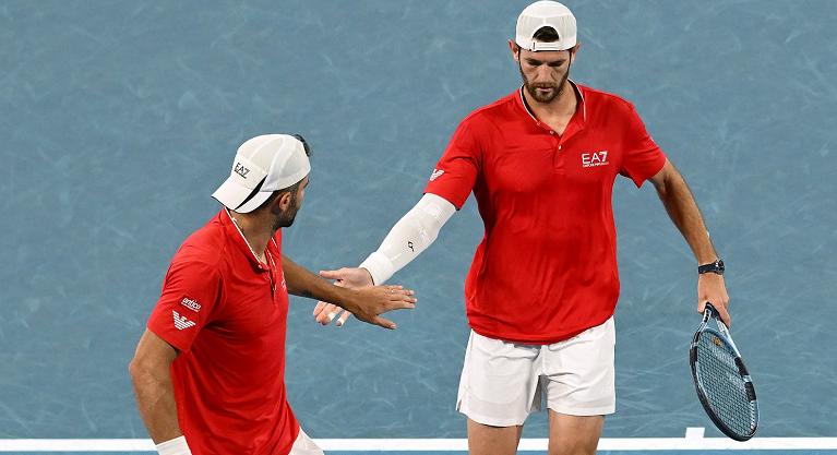 Simone Bolelli e Andrea Vavassori (foto Getty Images)