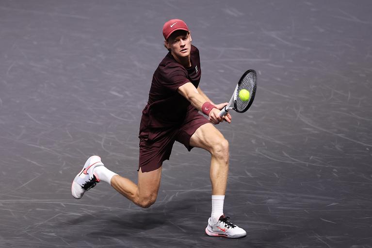 Jannik Sinner in azione (Getty Images)
