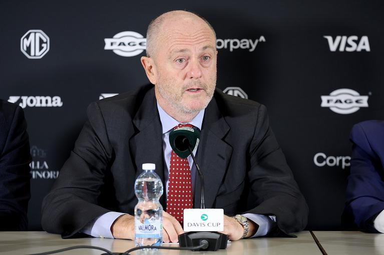 Il Presidente della Federazione Italiana Tennis e Padel, Angelo Binaghi (FITP)