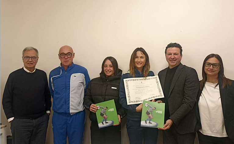 Da sinistra: Andrea Pallotto, Marco Sposetti, Elisabetta Cocciaretto, Tathiana Garbin, Mauro Sclavi e Alessia Pupo