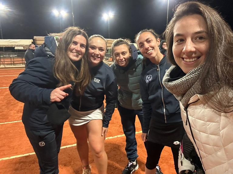Il Tc Prato femminile festeggia la permanenza in A1