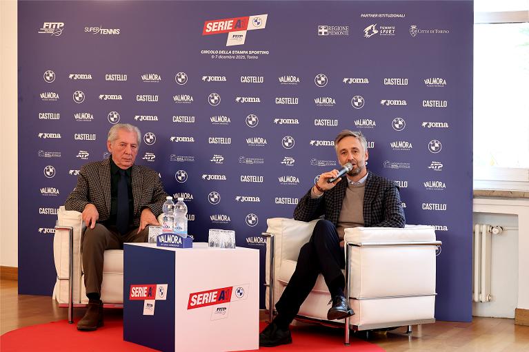 Finali Serie A1 by BMW, conferenza di presentazione: Pierangelo Frigerio e Luca Borio (Foto FITP)