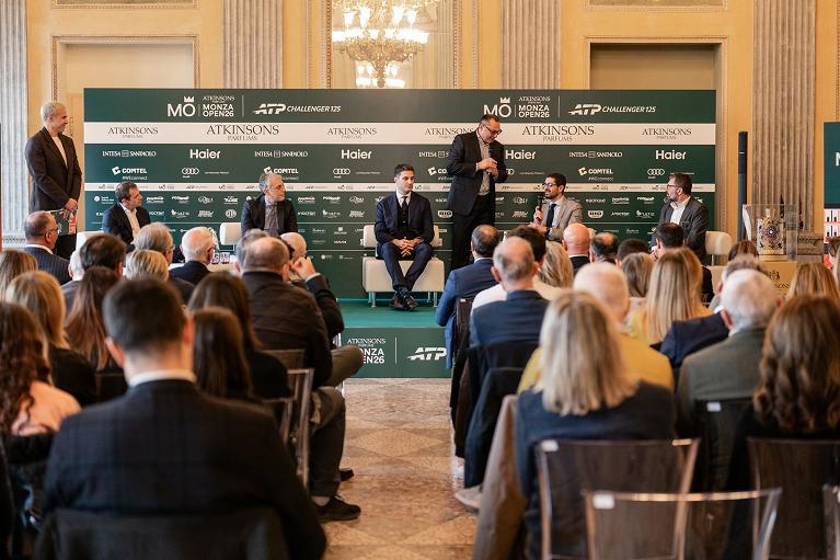 La presentazione dell'Atkinsons Monza Open 26 (foto Luigi Leonardi)