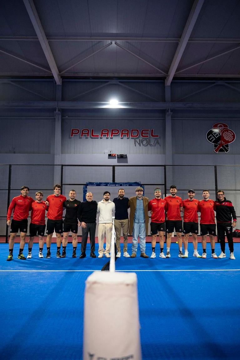 La squadra del PalaPadel di Nola