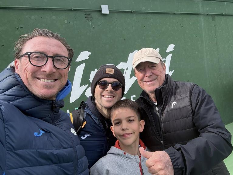 Davide Lattarulo con Riccardo Piatti