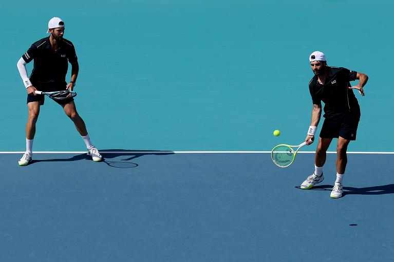 Simone Bolelli e Andrea Vavassori in azione a Miami 2026 (Getty Images)