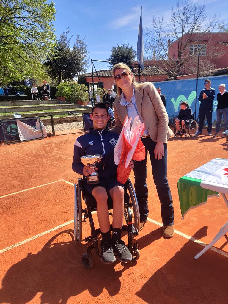 Lorenzo Politanò vince l'Itf Junior wheelchair al Ct Firenze