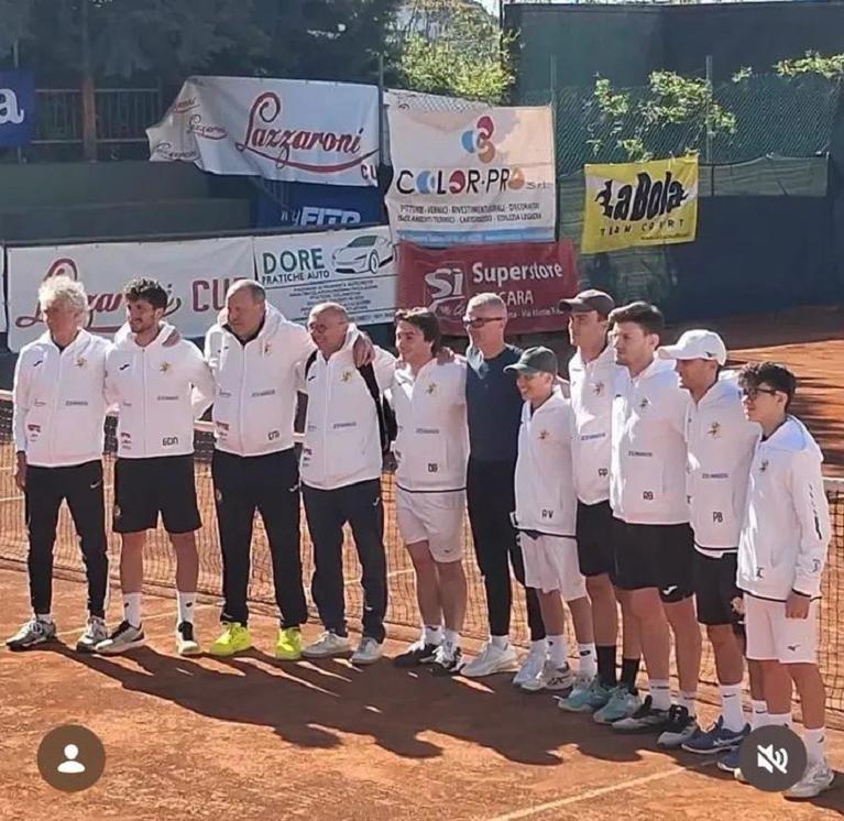 La squadra del Tennis Chieti