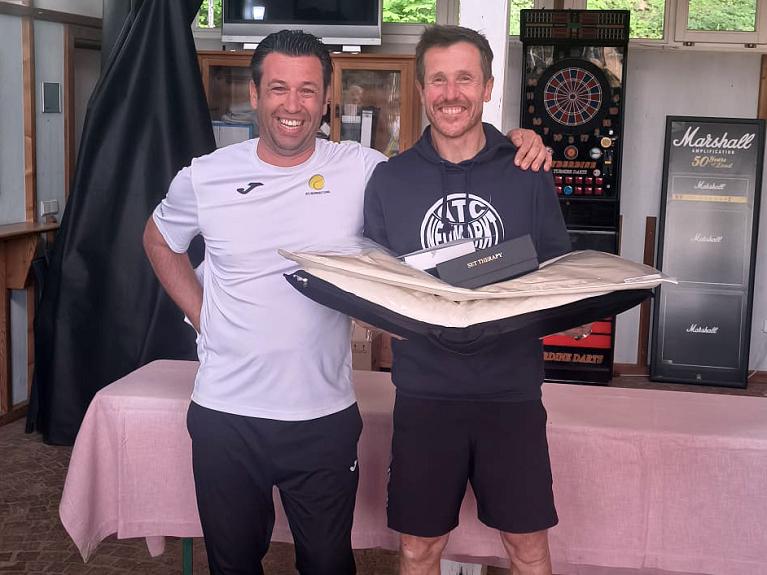 Il direttore del Torneo Robert Zanotti e Stefan Knapp