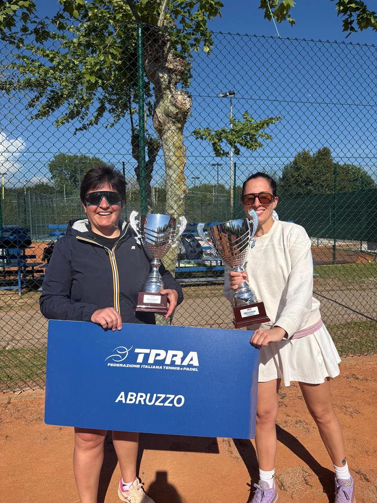 Un bel successo per le giocatrici Screpanti e Zappalorto e per tutto il movimento tennistico della TPRA Abruzzo