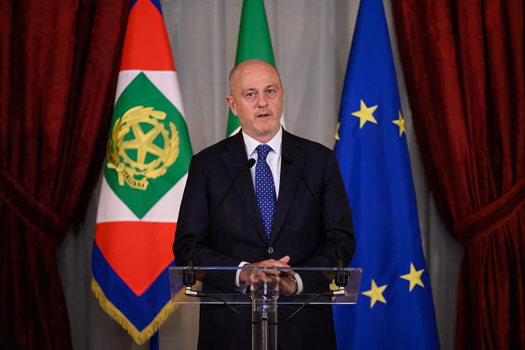 Angelo Binaghi al Quirinale (Foto FITP)