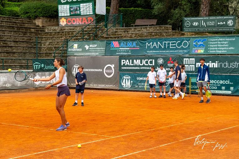Vittoria Vignolini alla gironata junior al Tc Prato