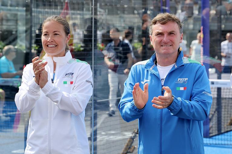 Simposio Internazionale del Padel 2025: Marcela Ferrari e Michelangelo Dell'Edera (Foto FITP)