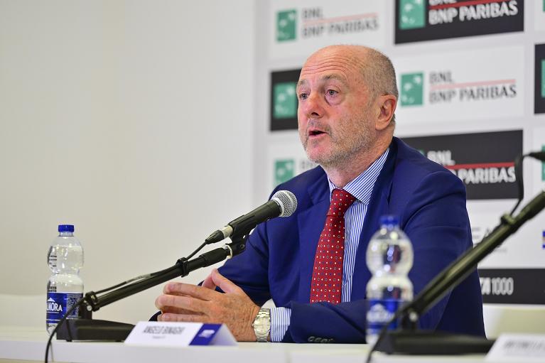 Il presidente della Federazione Italiana Tennis e Padel Angelo Binaghi (Foto FITP)