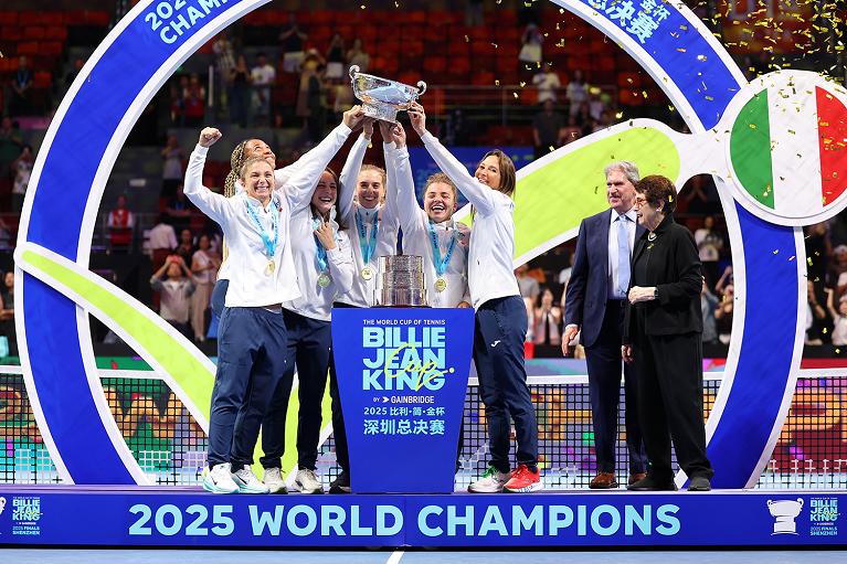 L'Italia campione di BJK Cup 2025