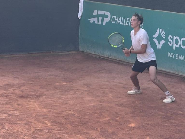 Carlo Ciampa in azione al Tc Cagliari