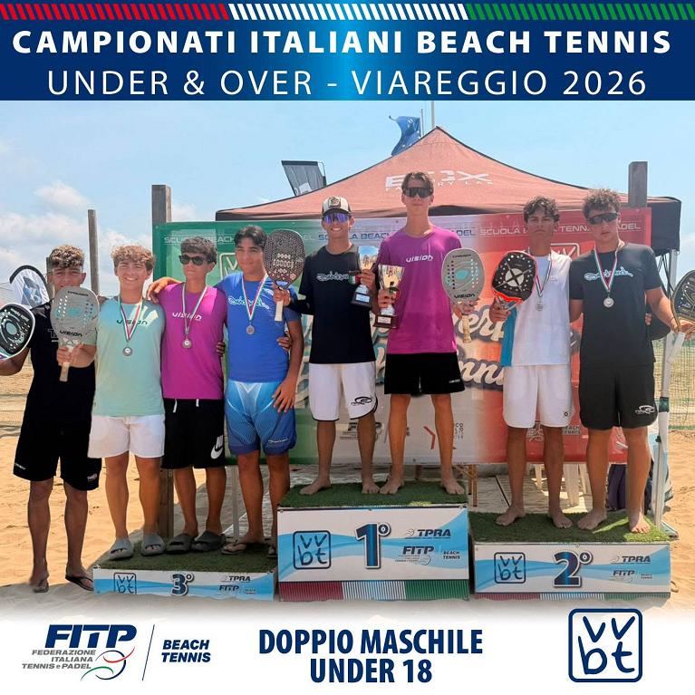 premiazione Doppio maschile under 18