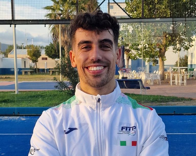 Marco Cassetta alla FIP Euro Padel Cup (Foto FITP)