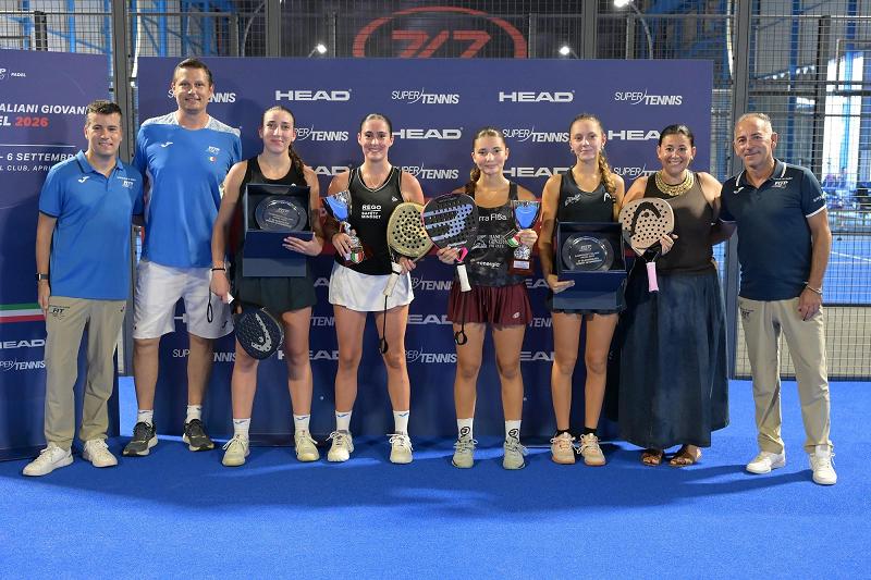 Under da scudetto: tutti i nuovi campioni d’Italia del padel