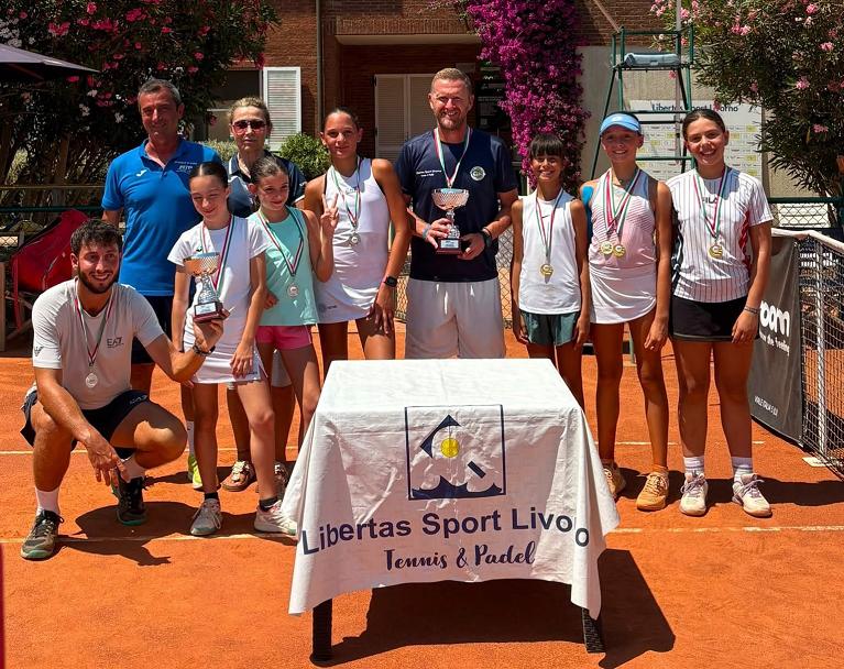 Le due finaliste toscane under 12 femminile