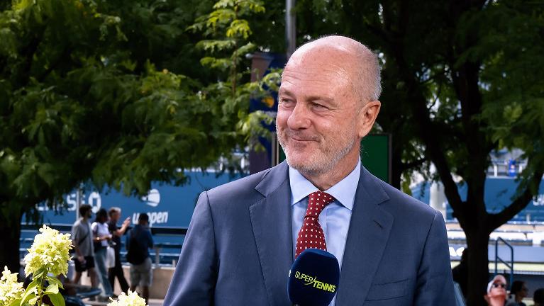 Il presidente della Federazione Italiana Tennis e Padel, Angelo Binaghi
