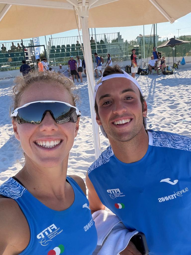 Gabriele Gini e Veronica Casadei (Foto FITP)