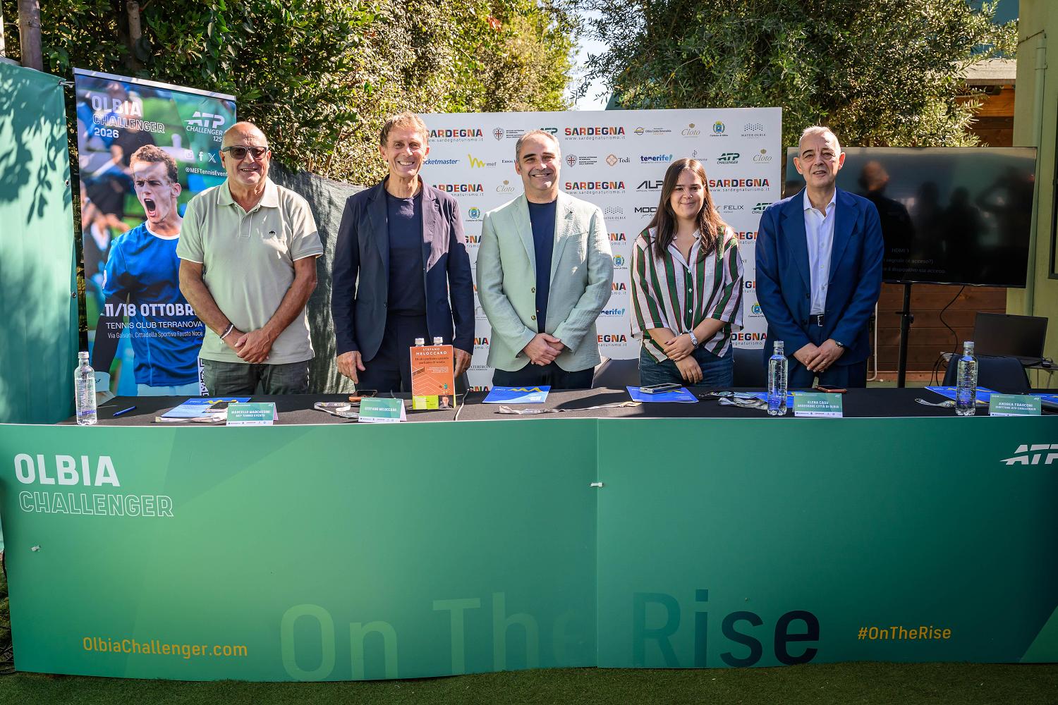 Presentato il Challenger di Olbia. Binaghi: "La strada per crescere è giusta"