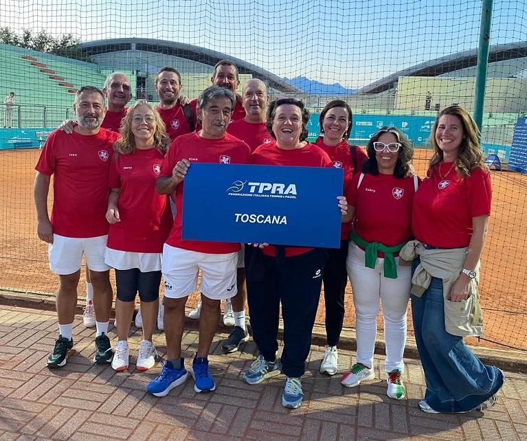 Le due formazioni della Toscana (Tc Costa Azzurra)