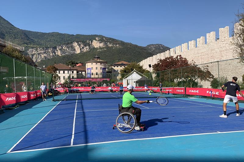 Il Tennis Inclusivo conquista Piazza Fiera: successo per il Wheelchair Tennis al Festival dello Sport di Trento