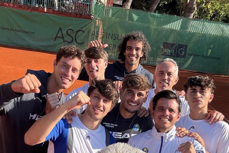 Serie A2, lo Junior Perugia concede il bis. Tennis Training fermata dal Park Tennis