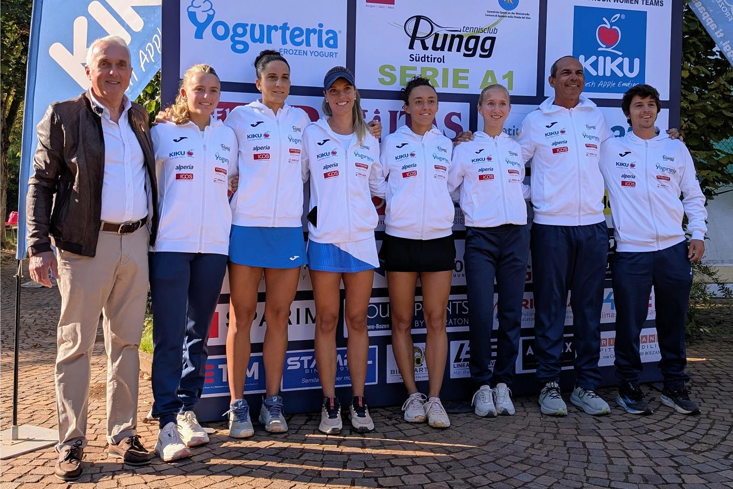 A1 femminile, domenica la 4ª giornata: TC Parioli-TC Rungg-Sudtirol live dalle 10 su ST+