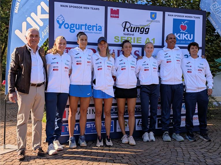 Campionato Serie A1 femminile 2026: la squadra del TC Rungg