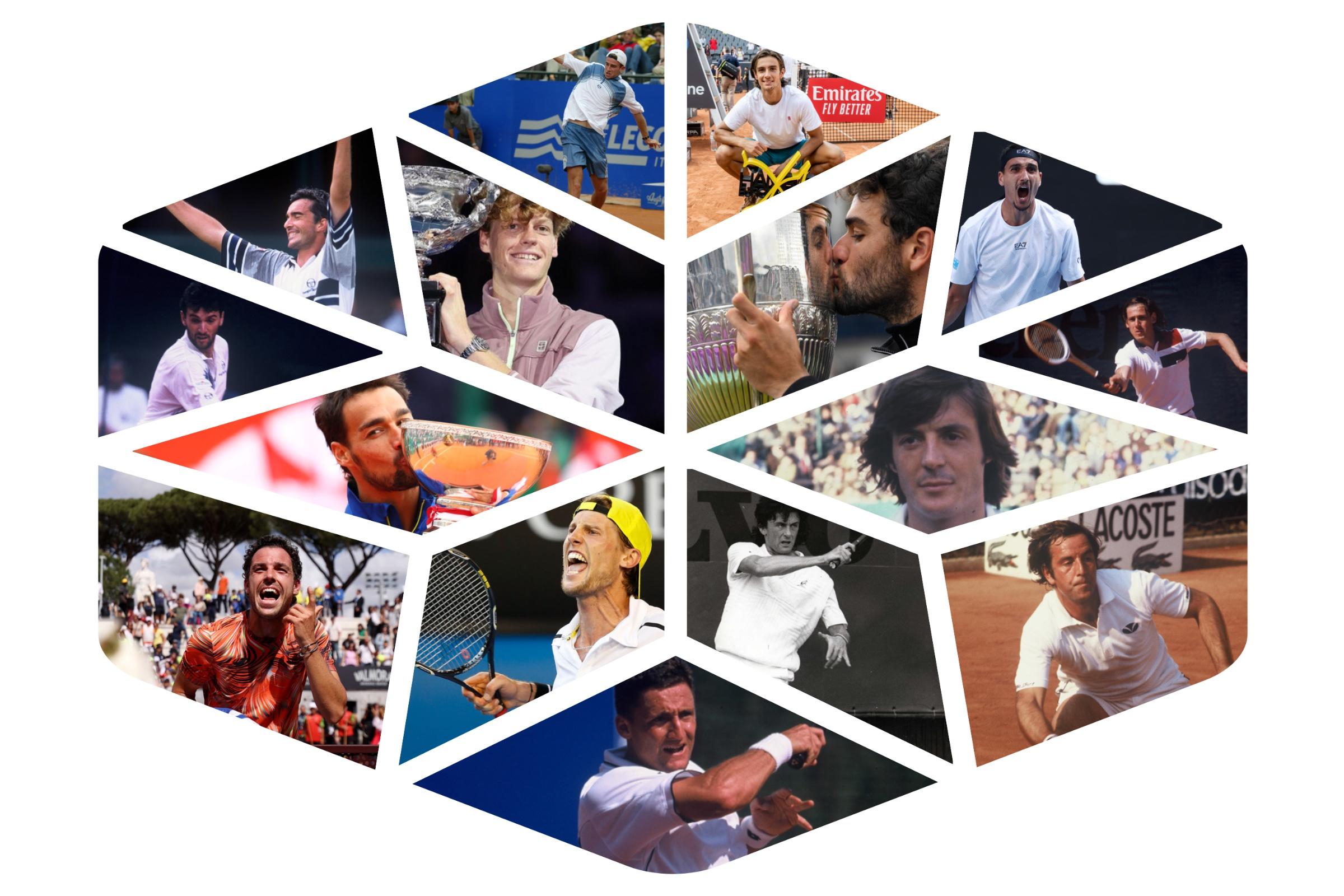 Italia, tutti i primi 101 titoli ATP