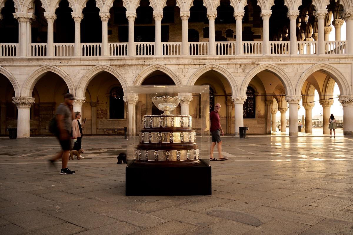 Trophy Tour, la Coppa Davis a Piazza San Marco: magia a Venezia