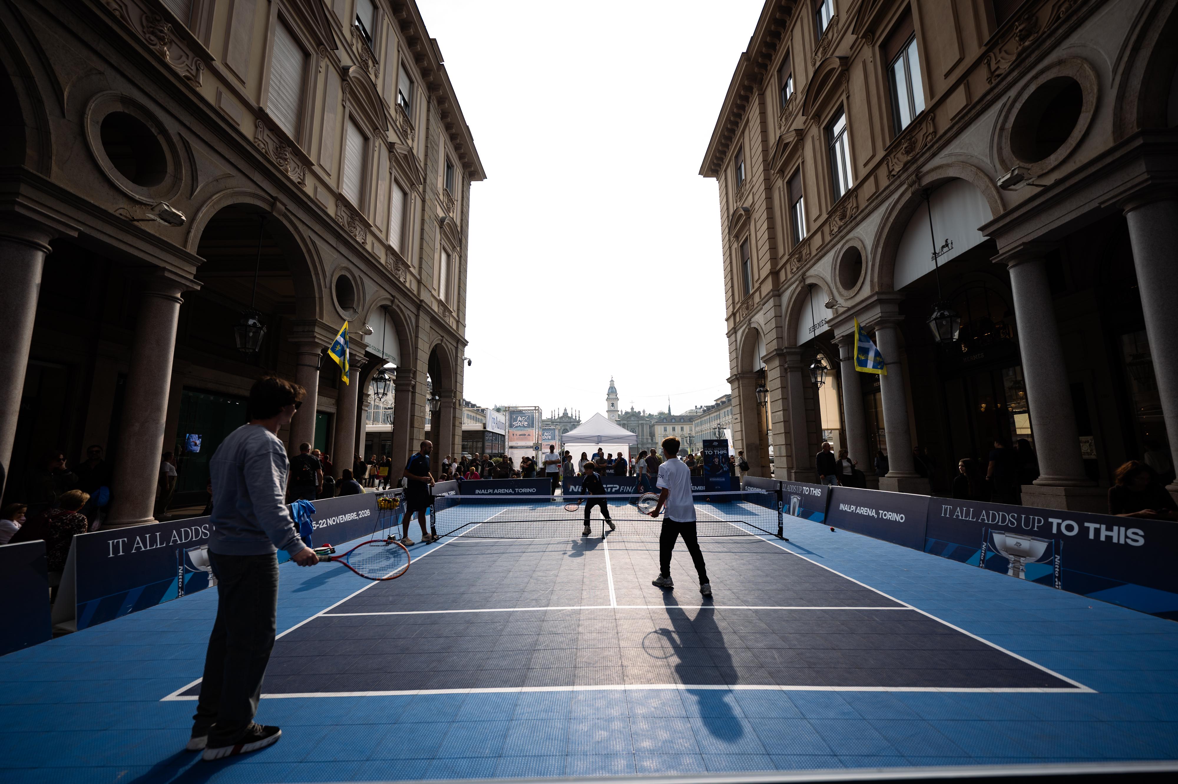 Verso le Nitto ATP Finals 2026, Tennis in Città a Via Roma